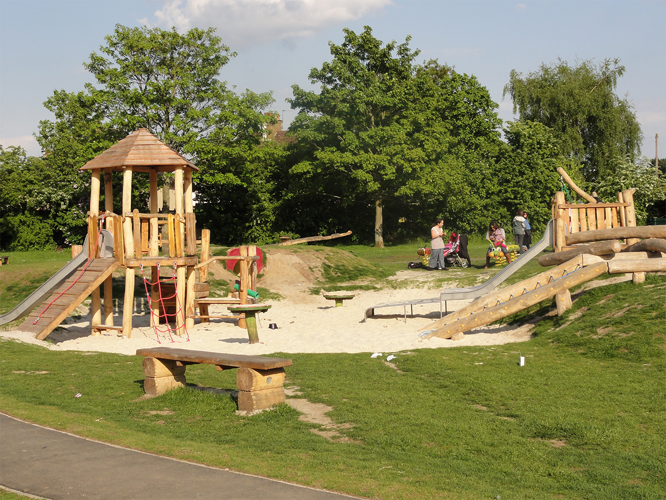 wooden playground near me